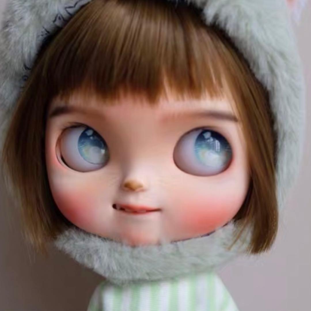カスタムブライス 猫 にゃん 作家様 カスタムドール フルセット
