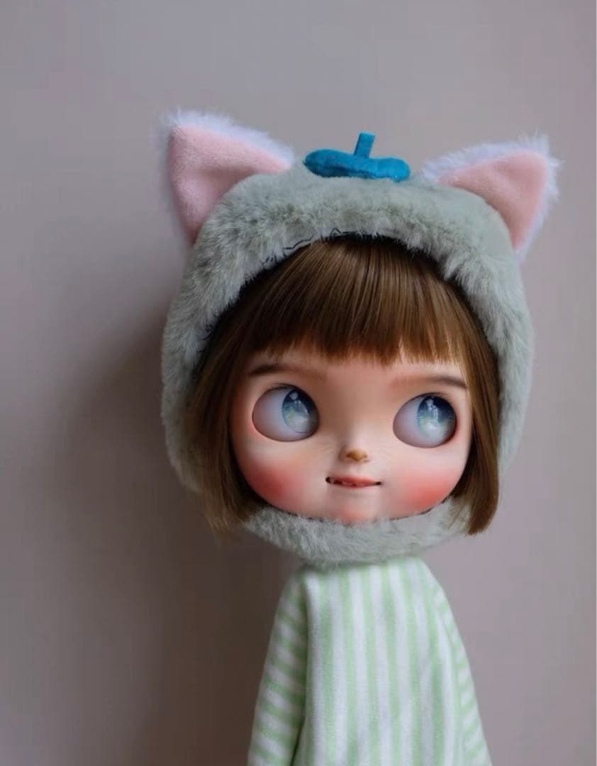 カスタムブライス 猫 にゃん 作家様 カスタムドール フルセット