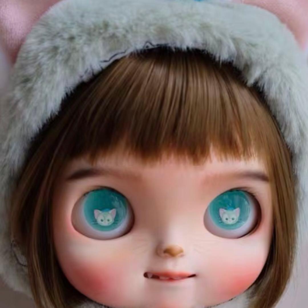 カスタムブライス 猫 にゃん 作家様 カスタムドール フルセット