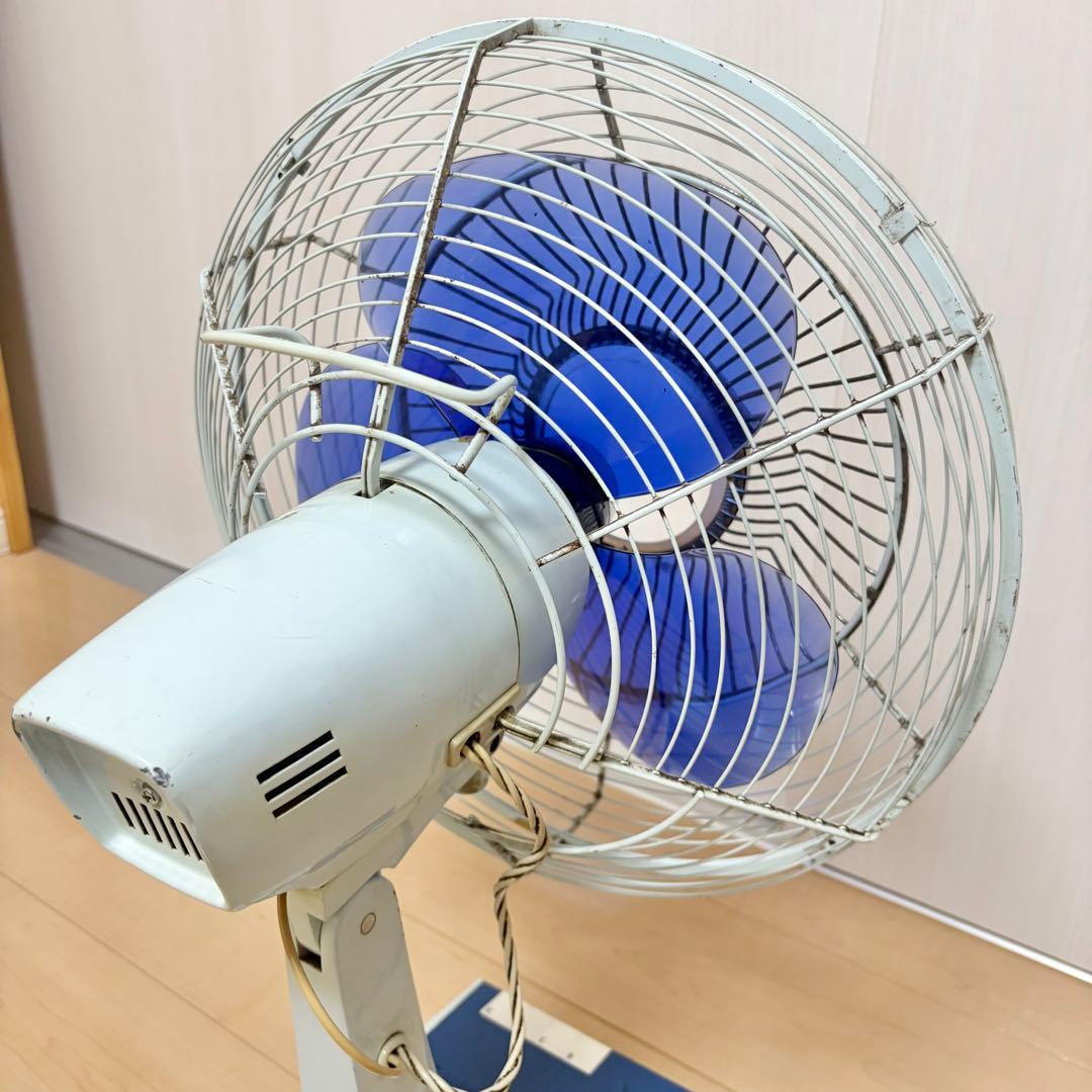 【完全動作】昭和レトロ 三菱扇風機 30cm D30-F型