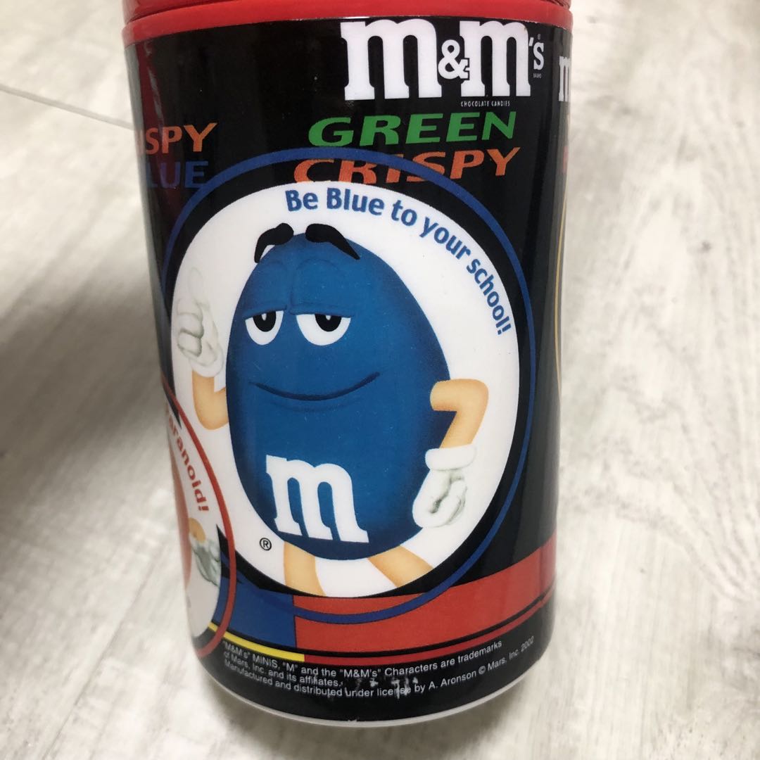 未使用デッドストックアメリカ限定M&M’sビンテージ水筒&小物れ3点セット