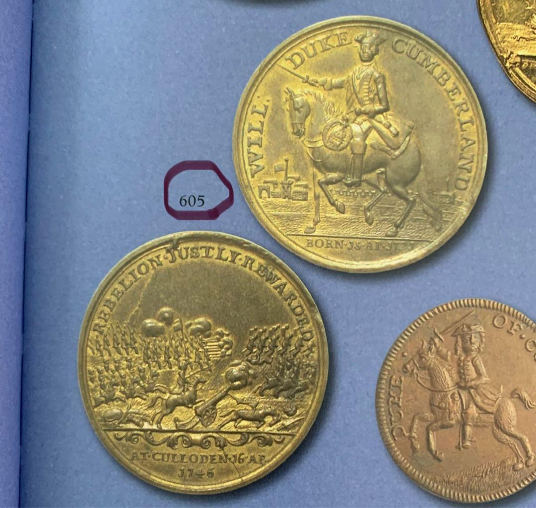 希少なMS 英国メダル❗️1746年 カロデンの戦い ブロンズメダル