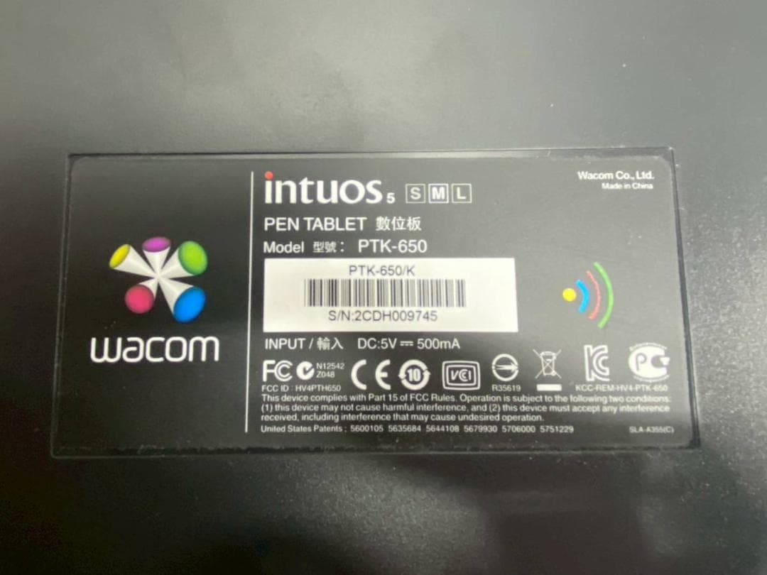 【完動品】WACOM ワコム ペンタブレット PTK-650