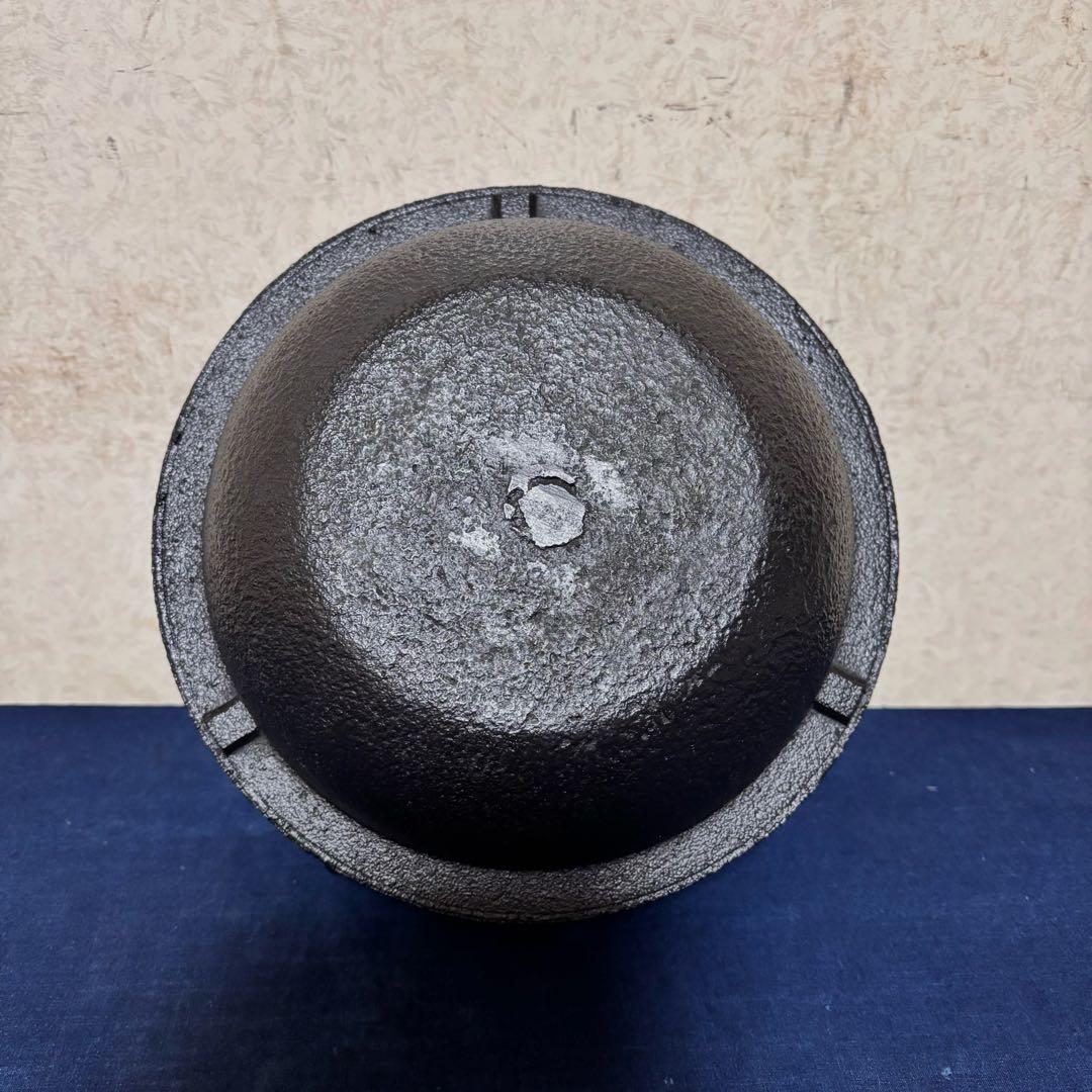 風炉/茶釜/電熱器/鬼面風炉釜/鉄風炉/野々田製電熱器/敷板/茶道具/お点前道具