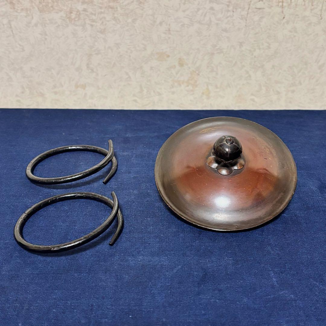 風炉/茶釜/電熱器/鬼面風炉釜/鉄風炉/野々田製電熱器/敷板/茶道具/お点前道具