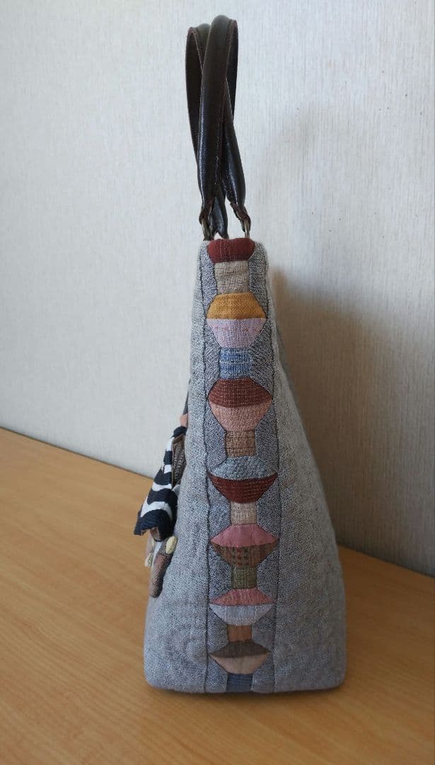 怪獣のバッグ (パッチワーク手作り)
