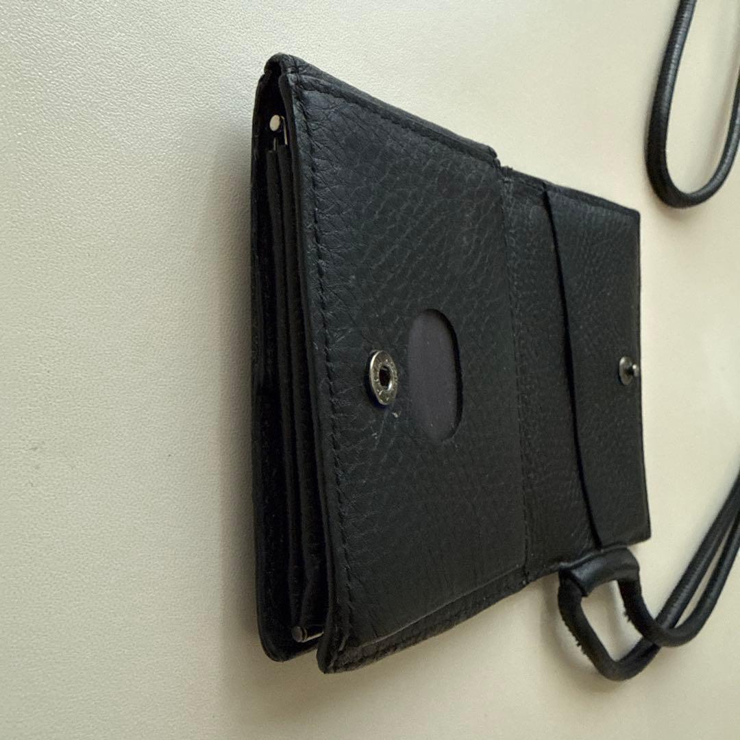 objects.io レザーストラップ一体型 ウォレット MagSafe対応 黒