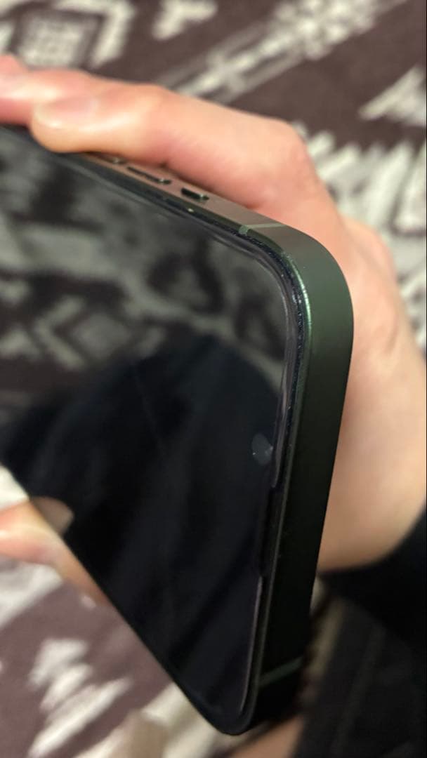 iPhone13 グリーン　本体　箱　充電ケーブル