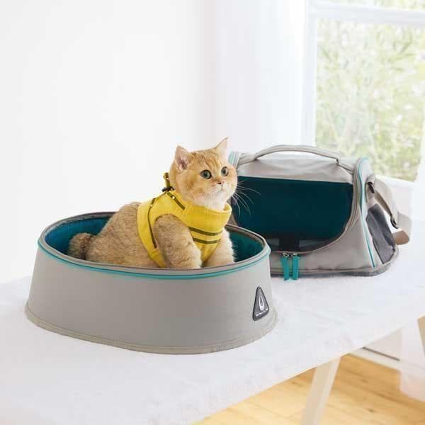 ペピイ 猫の通院がラクになるあんしんキャリー スリング ペット用キャリーバッグ