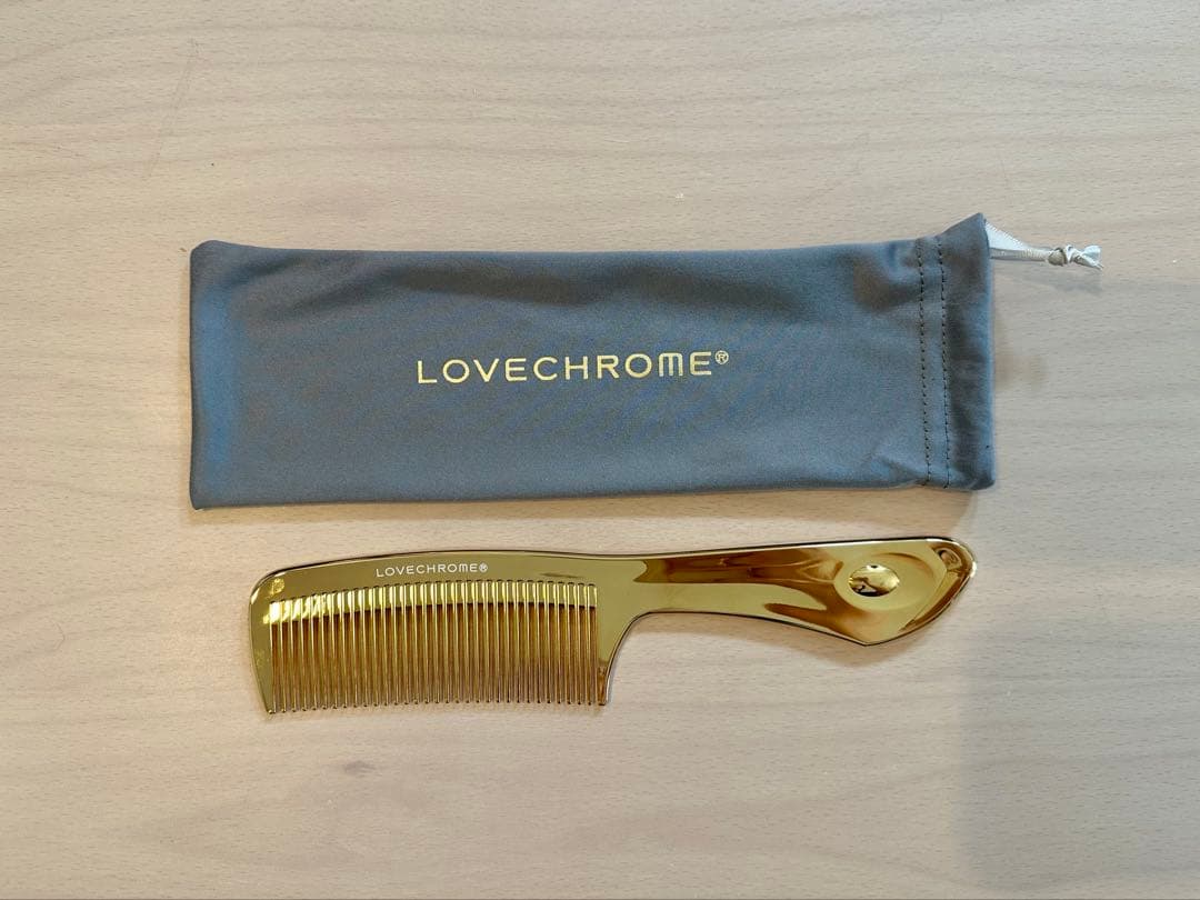 LOVECHROME (R)K24GPテツキ ゴールドヘアコーム