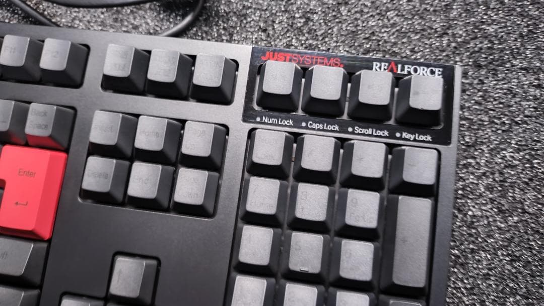 【フルオーバーホール済ジャストシステム】RealforceR2A-JP4-BKJ