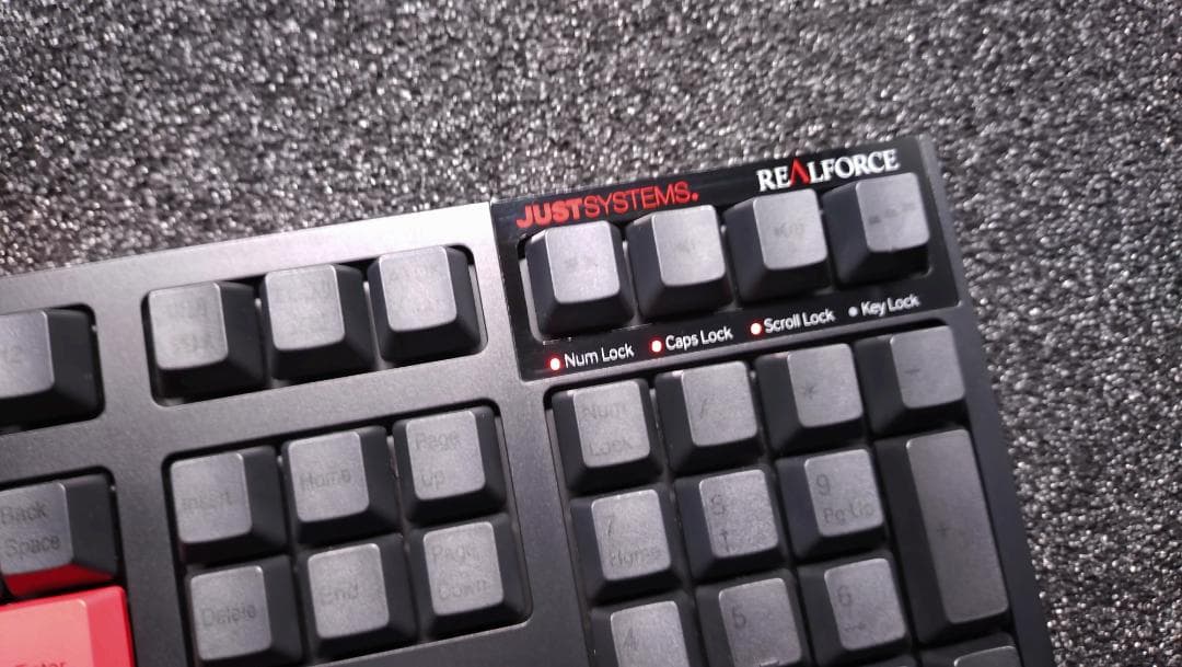 【フルオーバーホール済ジャストシステム】RealforceR2A-JP4-BKJ