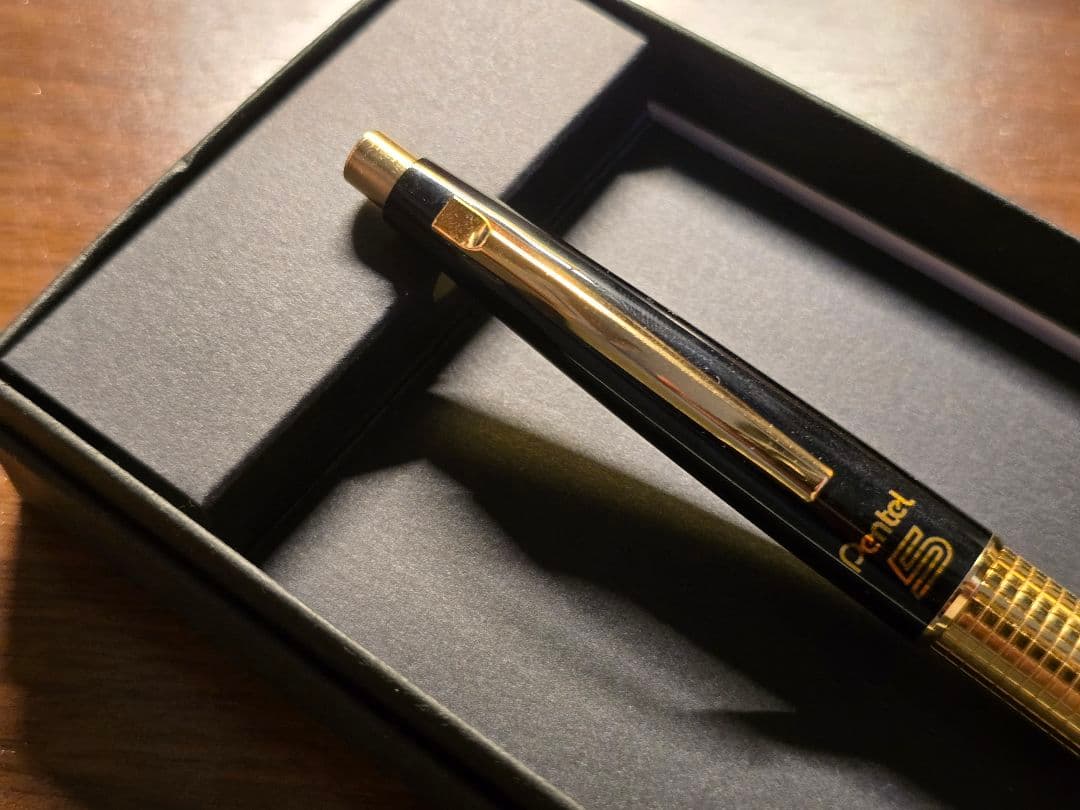 pentel5 復刻 幻のゴールドケリー 旧ロゴ 限定品