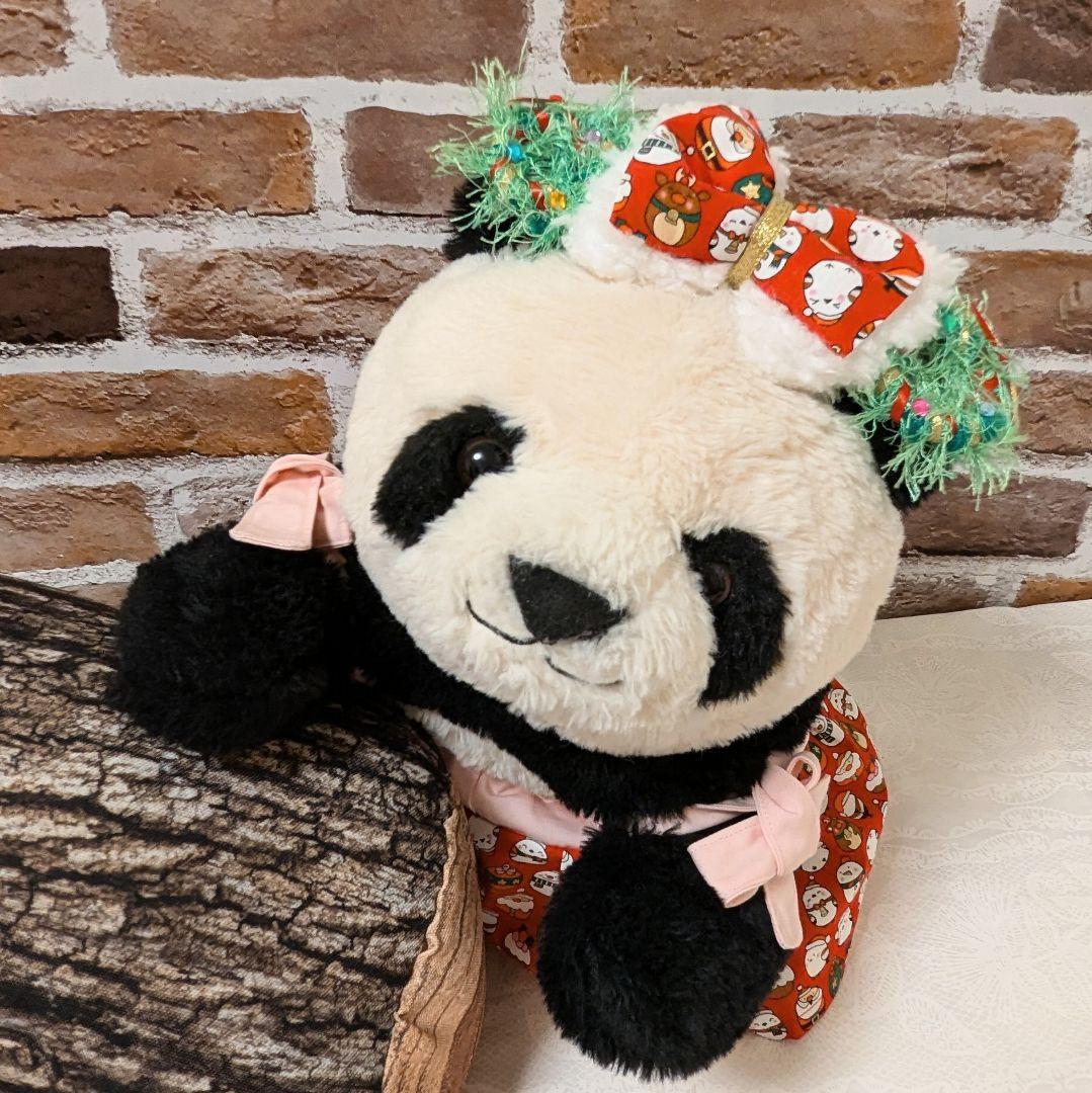 シャンシャン様♡のにさいシャンちゃん♡シマエナガちゃん達のクリスマスコスチューム