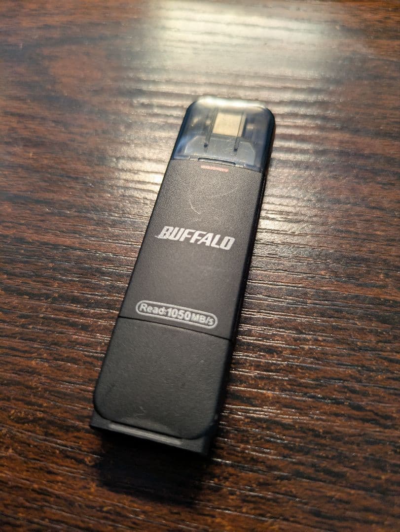 BUFFALO 250GB 外付けSSD SSD-SDH250U3BA/N