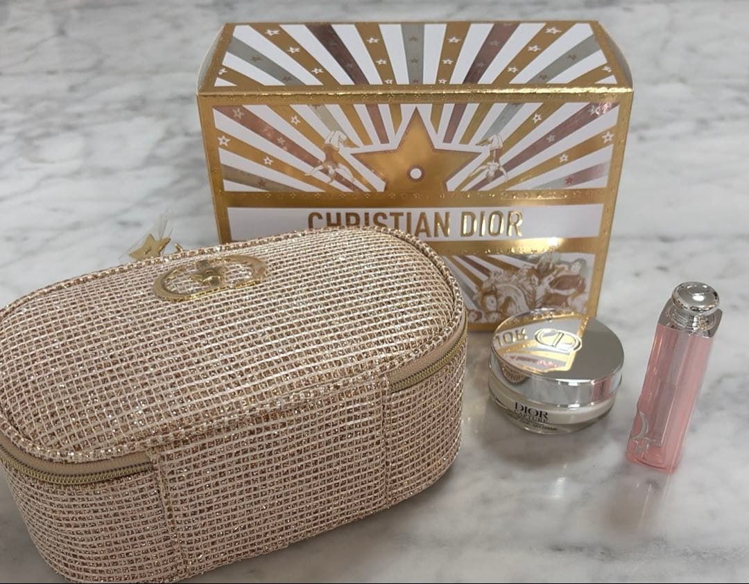 【新品】Dior クリスマスコフレ 2025 ポーチ リップ クリーム