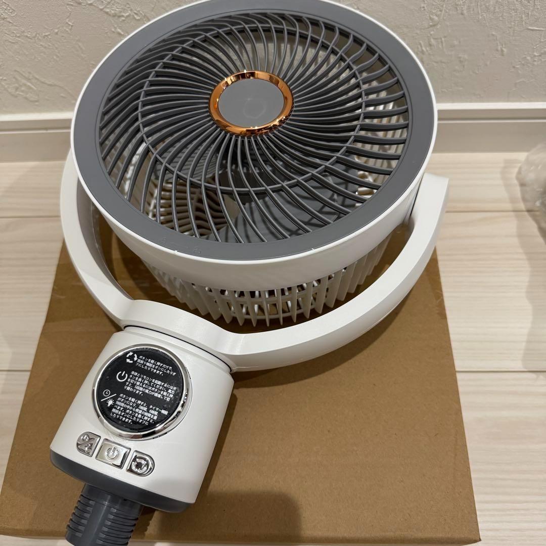 サーキュレーター 扇風機 DCモーター強力　パワフル送風　首振り　USB給電