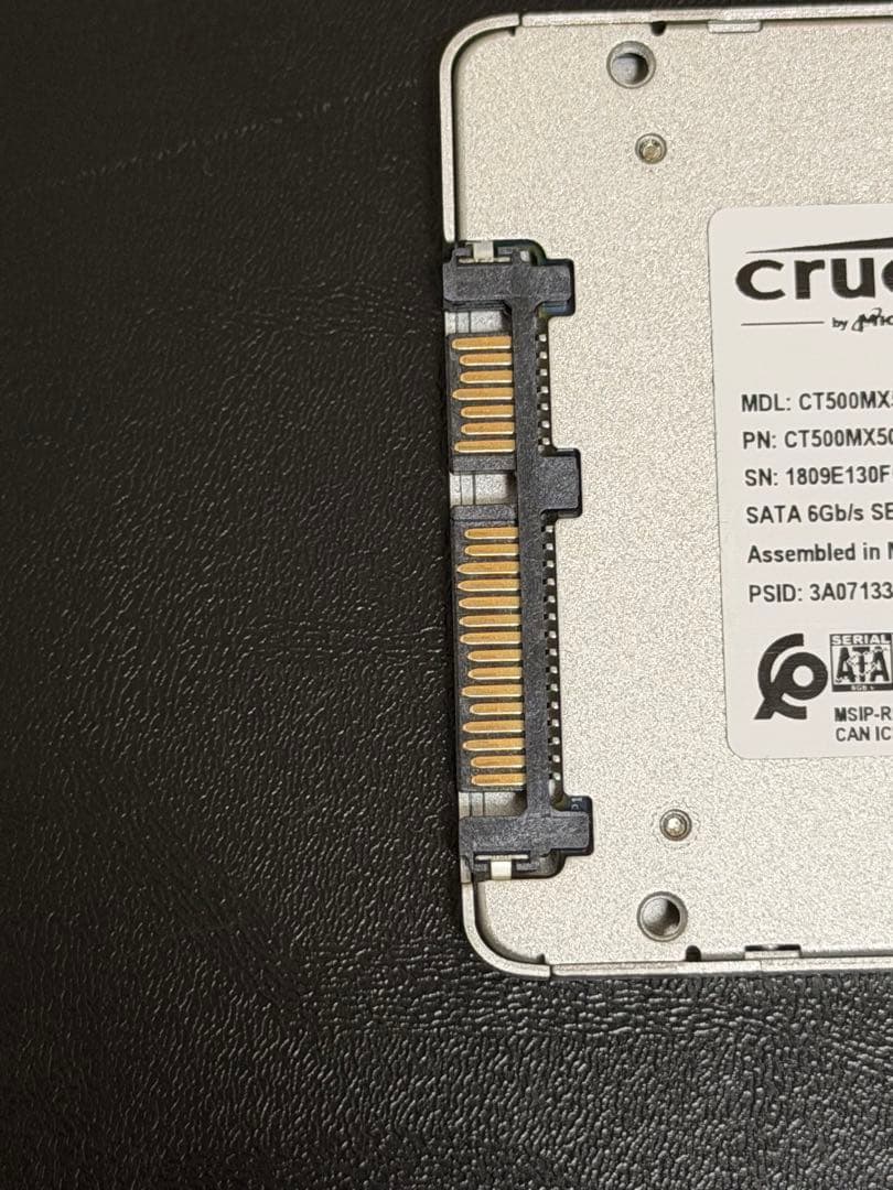 Crucial MX500 500GB SSD 2.5インチ 正常97% 動作品