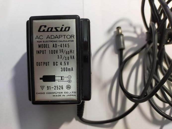 CASIO カシオ 電子計算機ROOT-8　ACアダプタ－付です。計算できます。