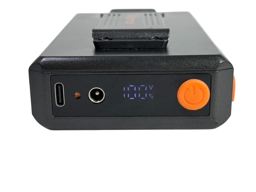 elemai 空調服用 バッテリー ファン セット 赤 11cm穴用 22v