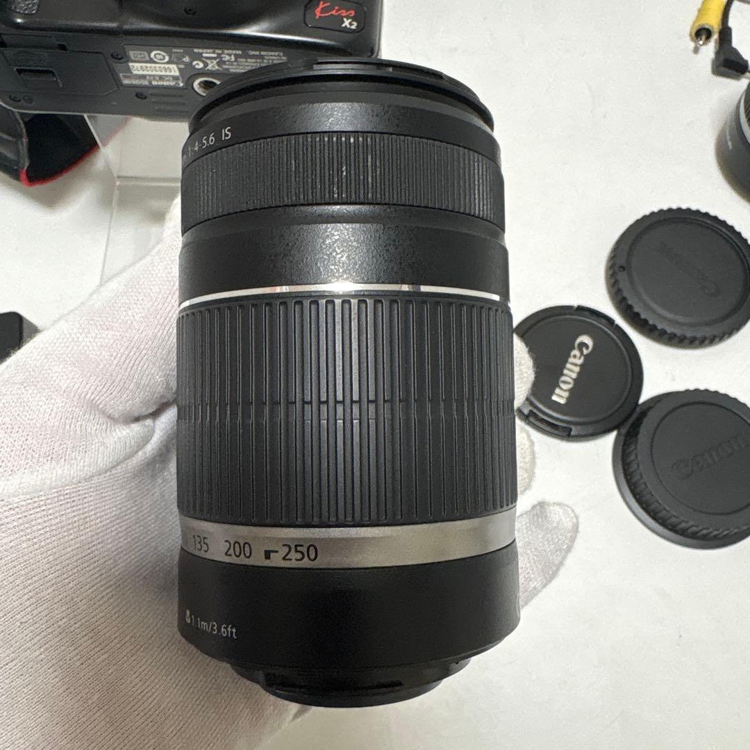 フ*ー様 Canon EOS Kiss X2 デジタル一眼レフ レンズ2点 充電
