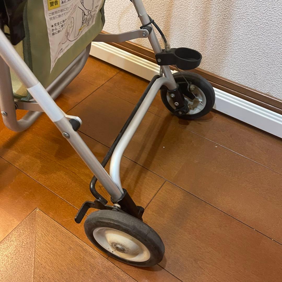 シルバーカー　ライトミニ　象印　象印ベビー　ペイズリー　S グリーン