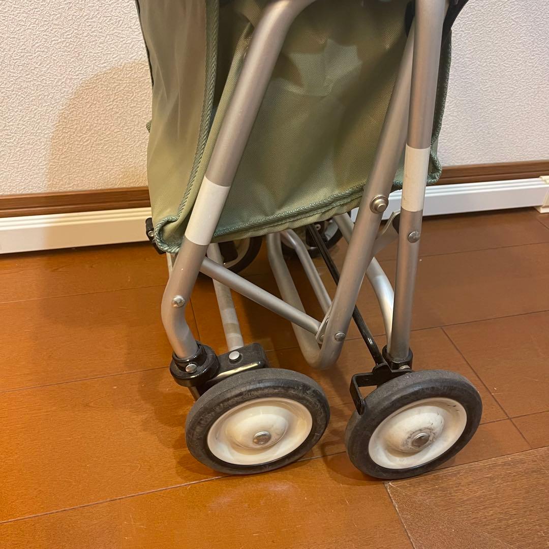 シルバーカー　ライトミニ　象印　象印ベビー　ペイズリー　S グリーン