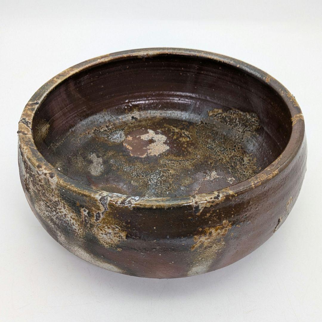 本山和泉 備前焼 花器 共箱共布栞 水盤 花生 フラワーベース 華道具 花入