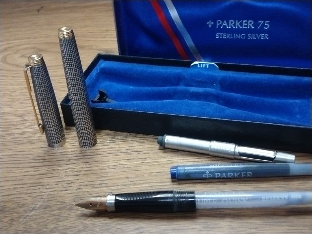 parker パーカー 75 シズレ フラットトップ 万年筆　14K