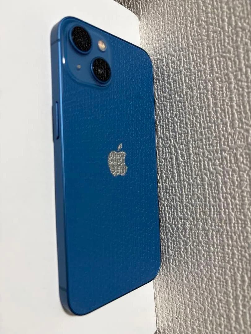 美品　iPhone13 256GB バッテリー交換済　ブルー