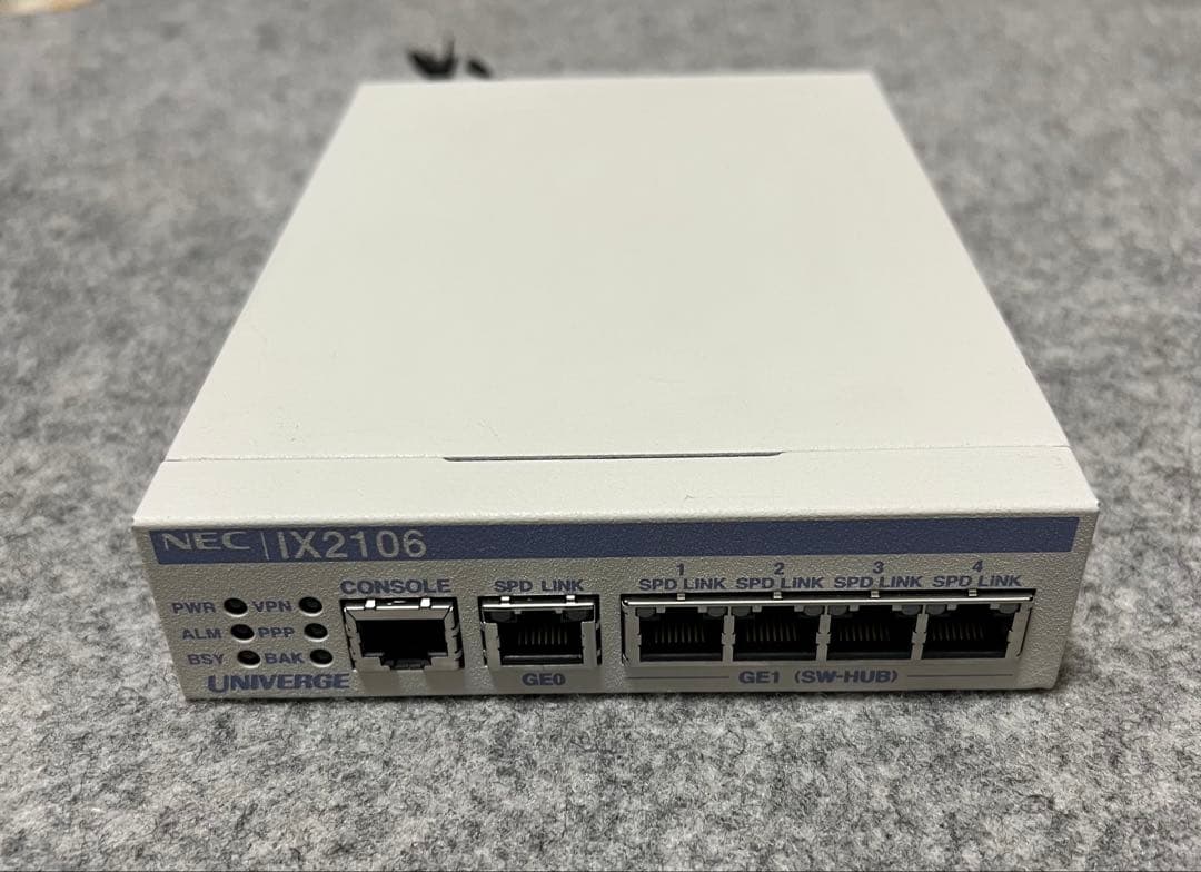 NEC IX2106 VPN・V6対応高速アクセスルータ