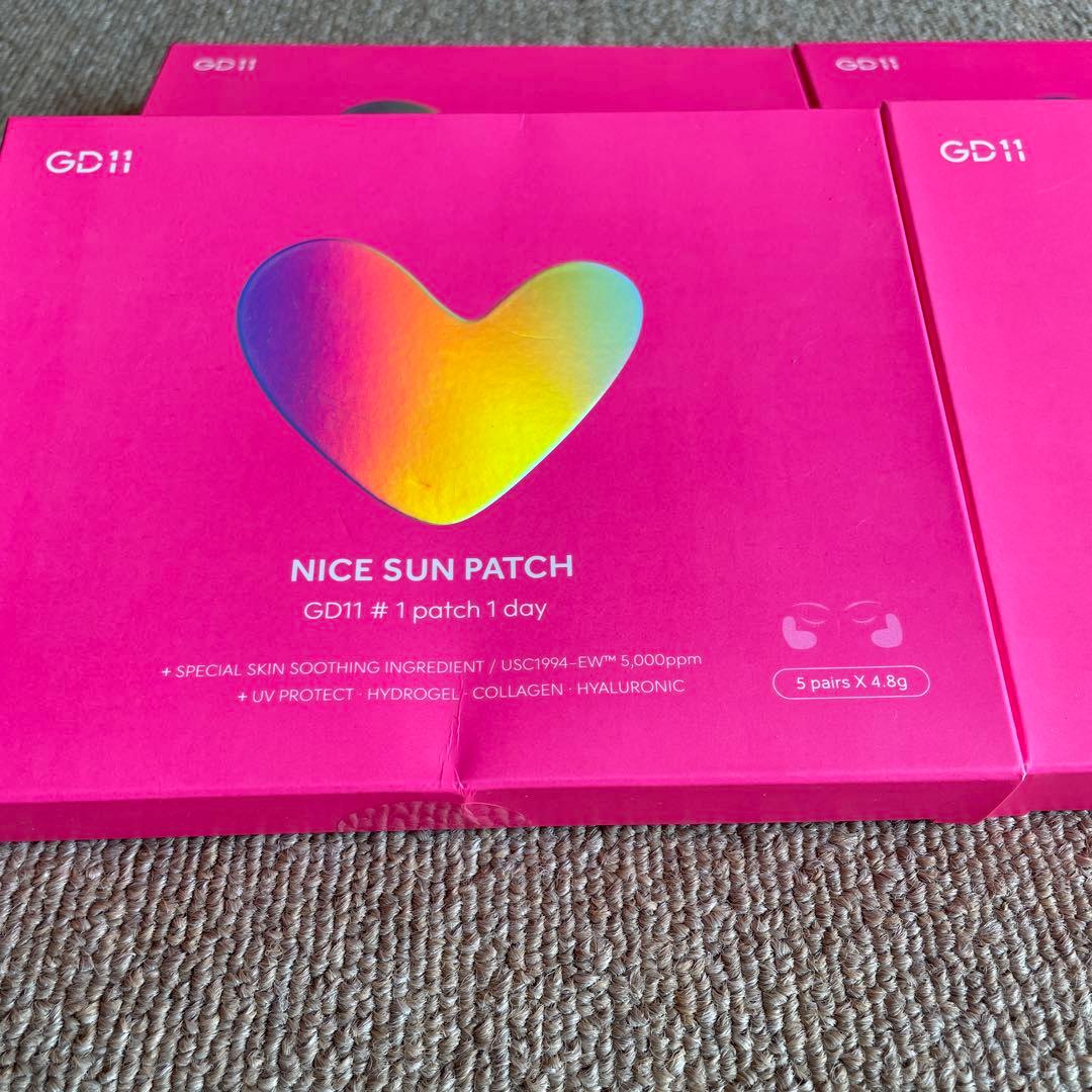 【4箱】GD11ナイスサンパッチ ゴルフパッチ 紫外線遮断パッチ UVカット