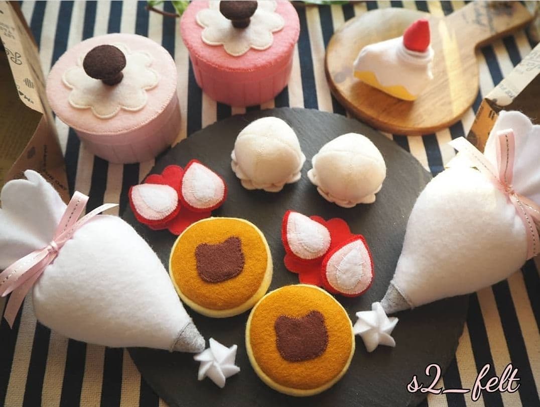 フェルトおままごと パンケーキ