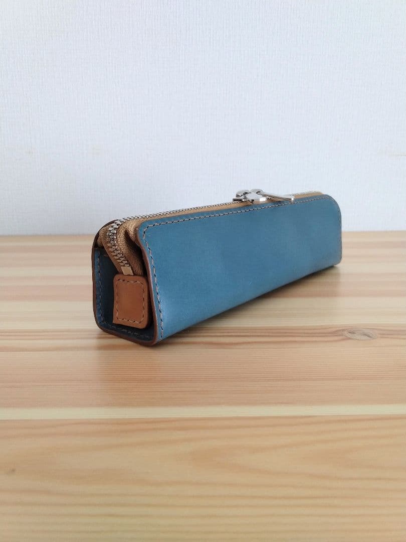 ペンケース　ハンドメイド　牛革
