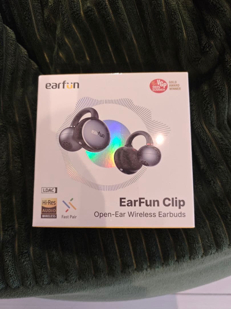 新品未開封◇ EarFun Clip◇黒◇イヤーカフ型◇2026/2月購入