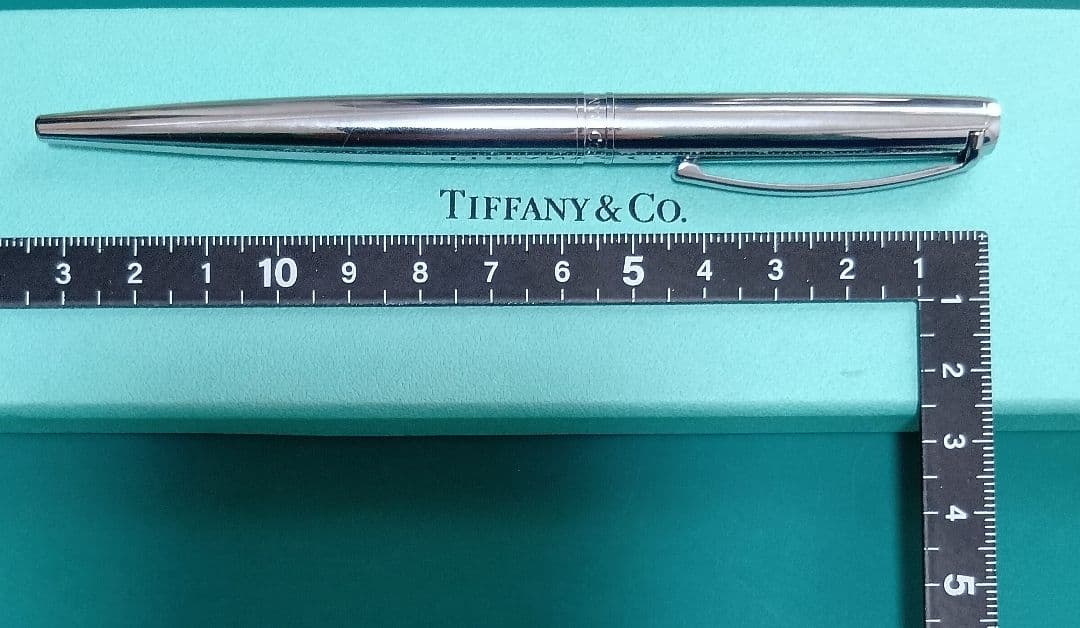 【極美品】Tiffany & Co. エグディクティブTクリップボールペン