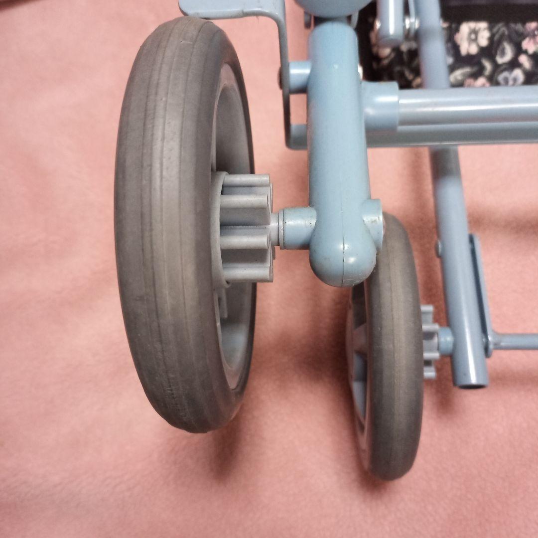 島製作所 シルバー カー サニーウォーカー AS-3 花柄 椅子 折り畳み