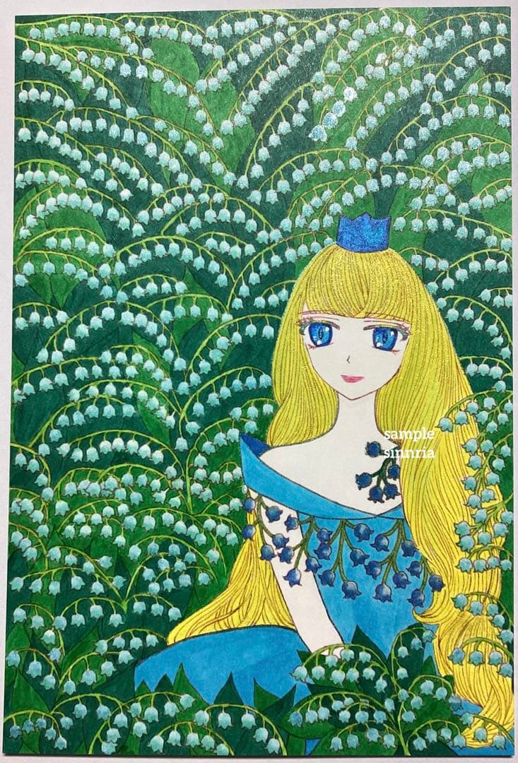 手描きイラスト　オリジナルイラスト　3枚　おまけ1枚