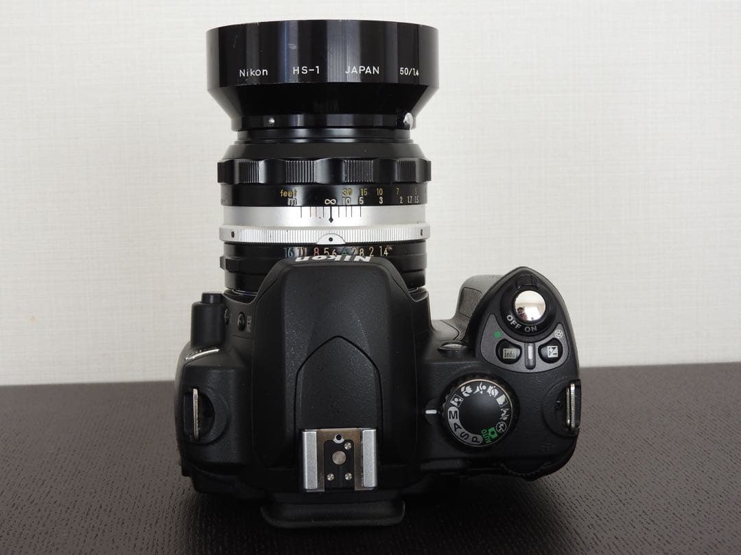 Nikon D40 50mm f1.4 単焦点オールドレンズセット 動作確認済み