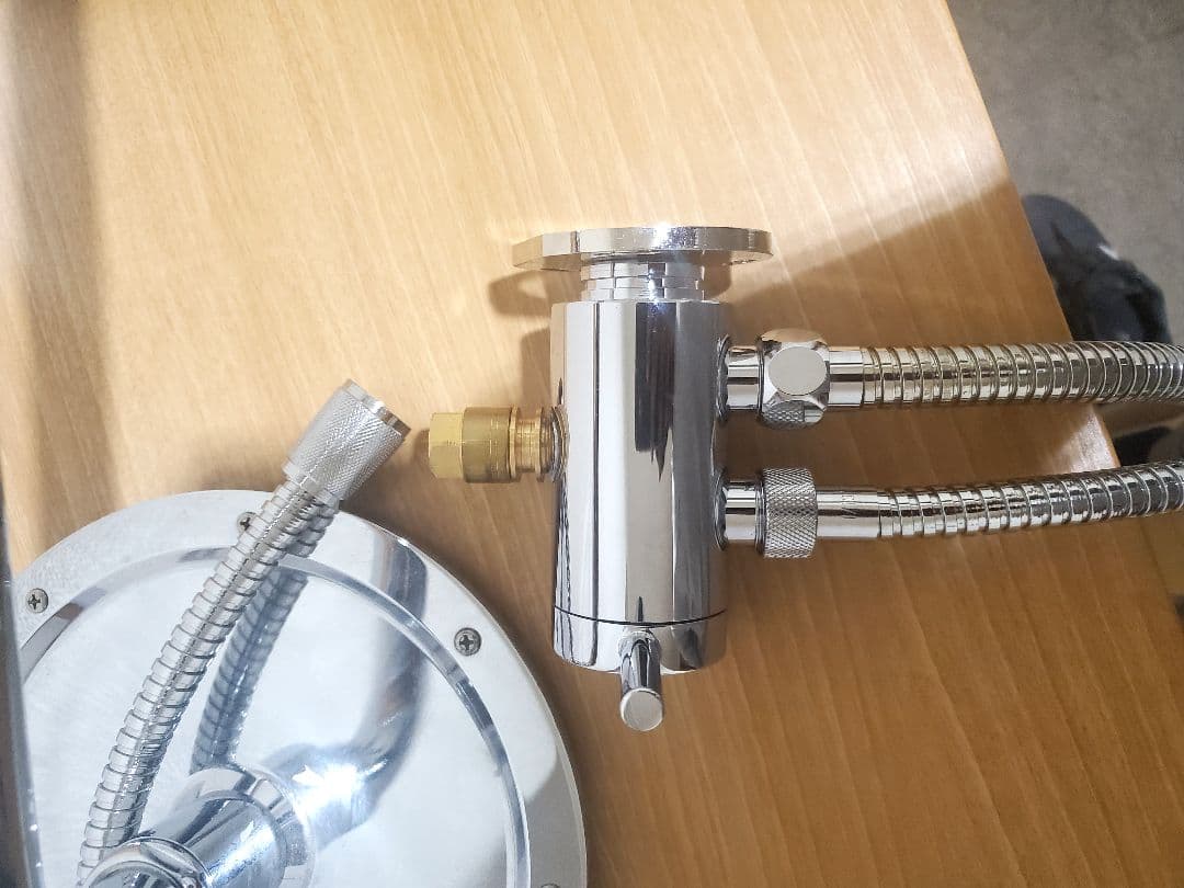 GROHE Chrome 2705800j ステンレススチール シャワーヘッドセ