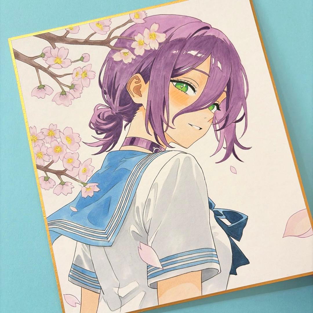 T*A様 手描きイラスト レゼ ファンアート チェンソーマン