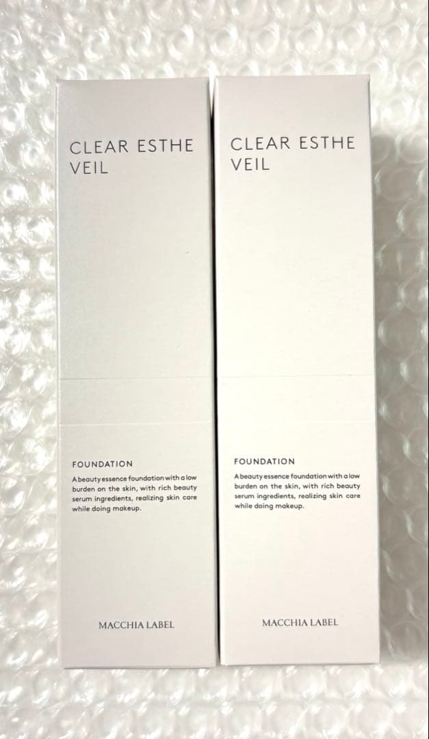マキアレイベル　CLEAR ESTHE VEIL 美容液ファンデーション2本