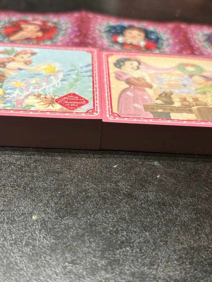 ディズニープリンセス クリスマス2004 メモパッド　4冊セット　レア