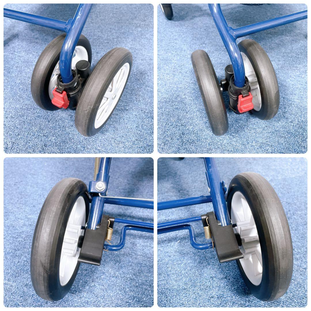 【美品】幸和製作所 シルバーカー PW-298 手押し車 歩行補助車 アルミ製