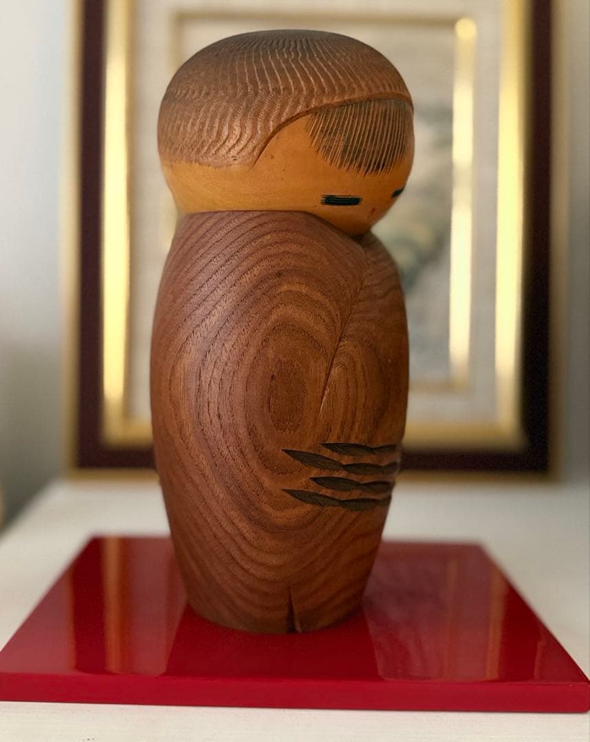 創作こけし 正雄 作「きかん坊」高さ25.0cm｜存在感あふれる名品