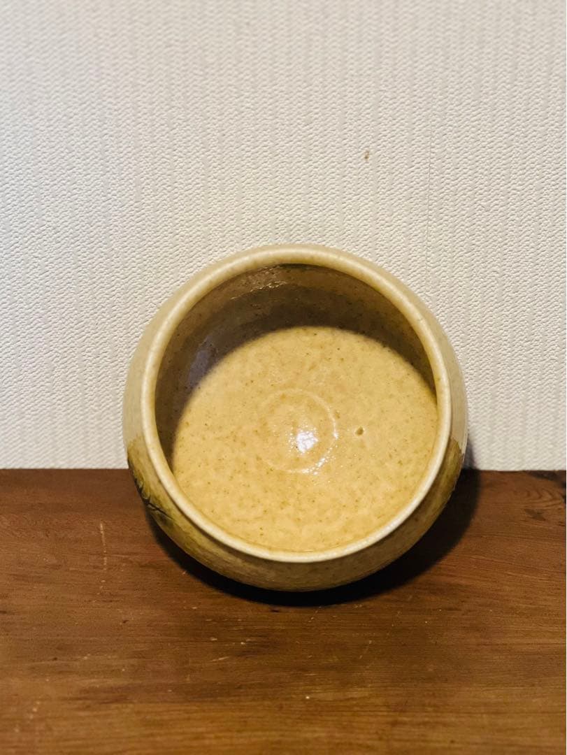 黄瀬戸茶碗　三一世　加藤唐三郎造　共箱　美濃焼