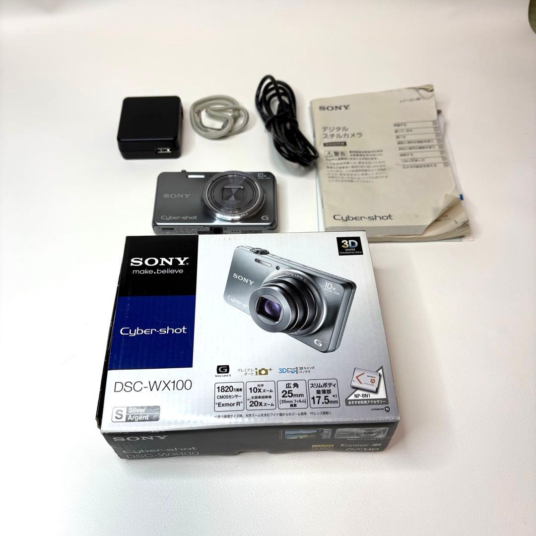 SONY Cyber​​-shot DSC-WX100 コンパクトデジタルカメラ