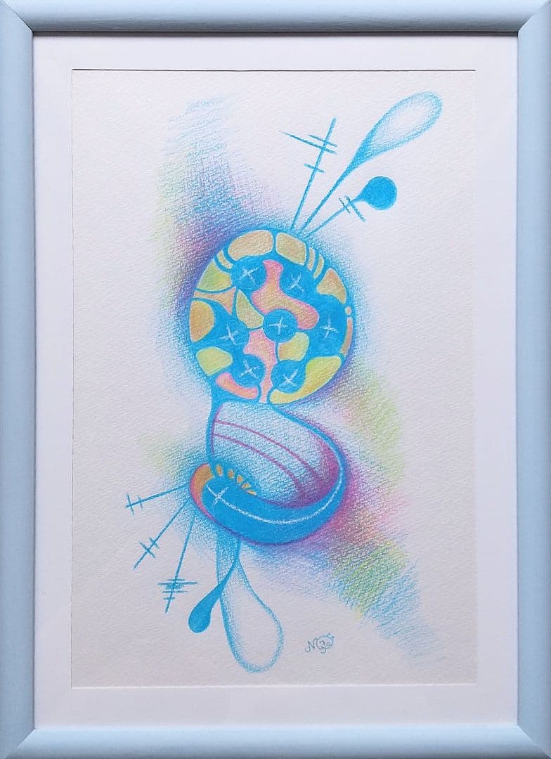 手書き絵画 オリジナル抽象化 ( スポーツ )