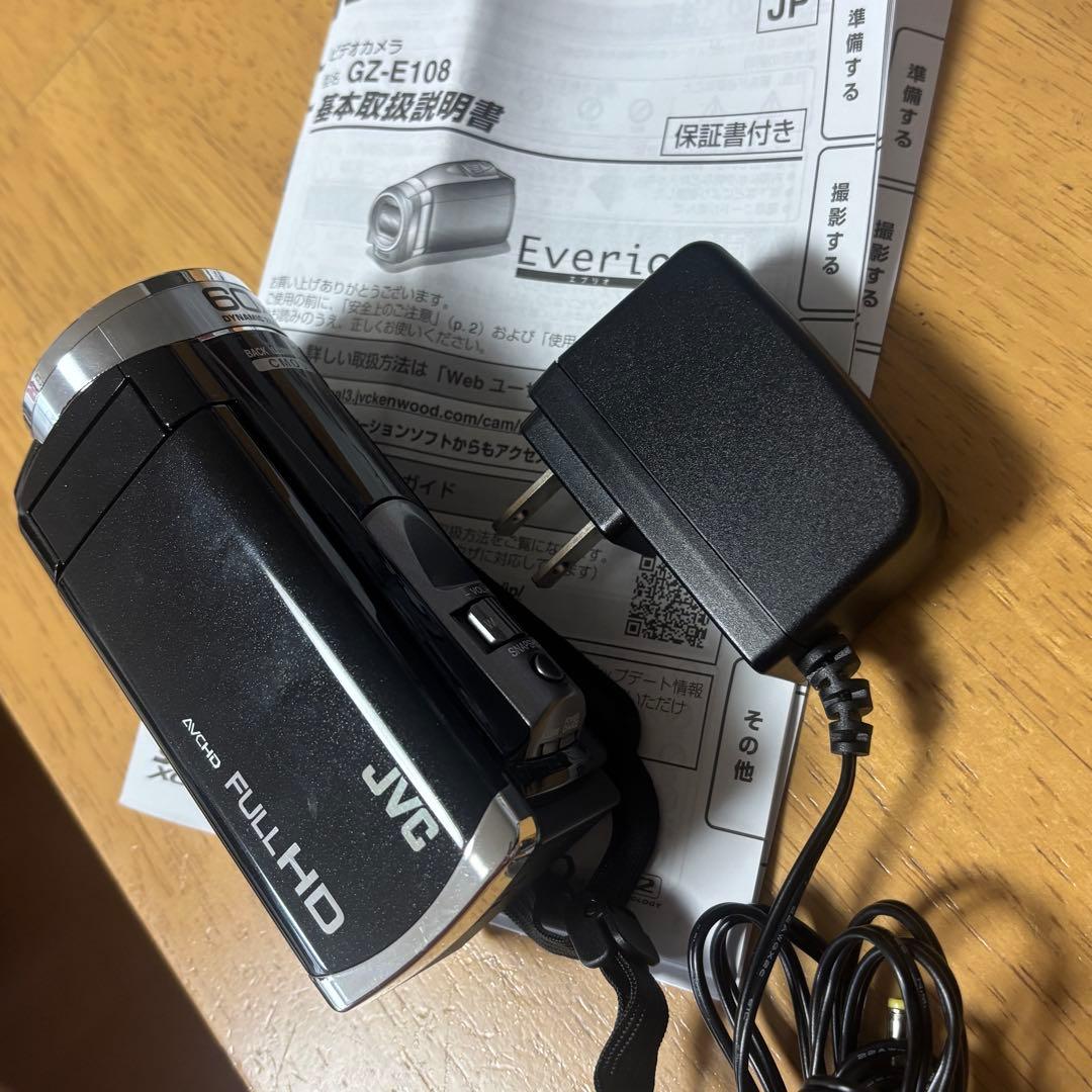 JVCケンウッドGZ-E108ビデオカメラハンディカム 中古美品 Full HD
