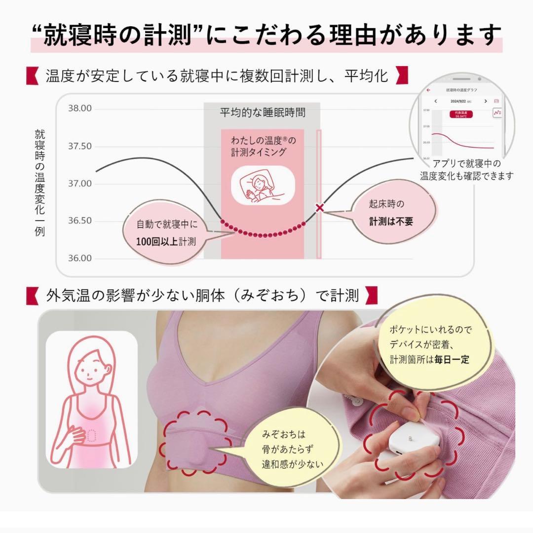 わたしの温度　基礎体温計　妊活　婦人